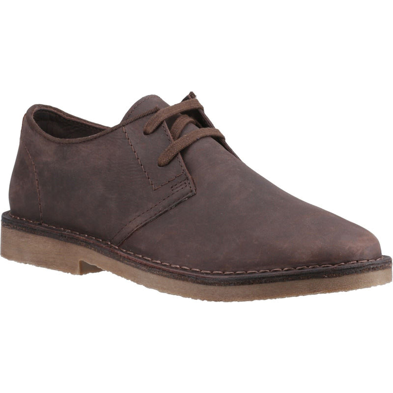 Hush Puppies Scout Leather Men's Waxy Brown Lace-Up Shoes