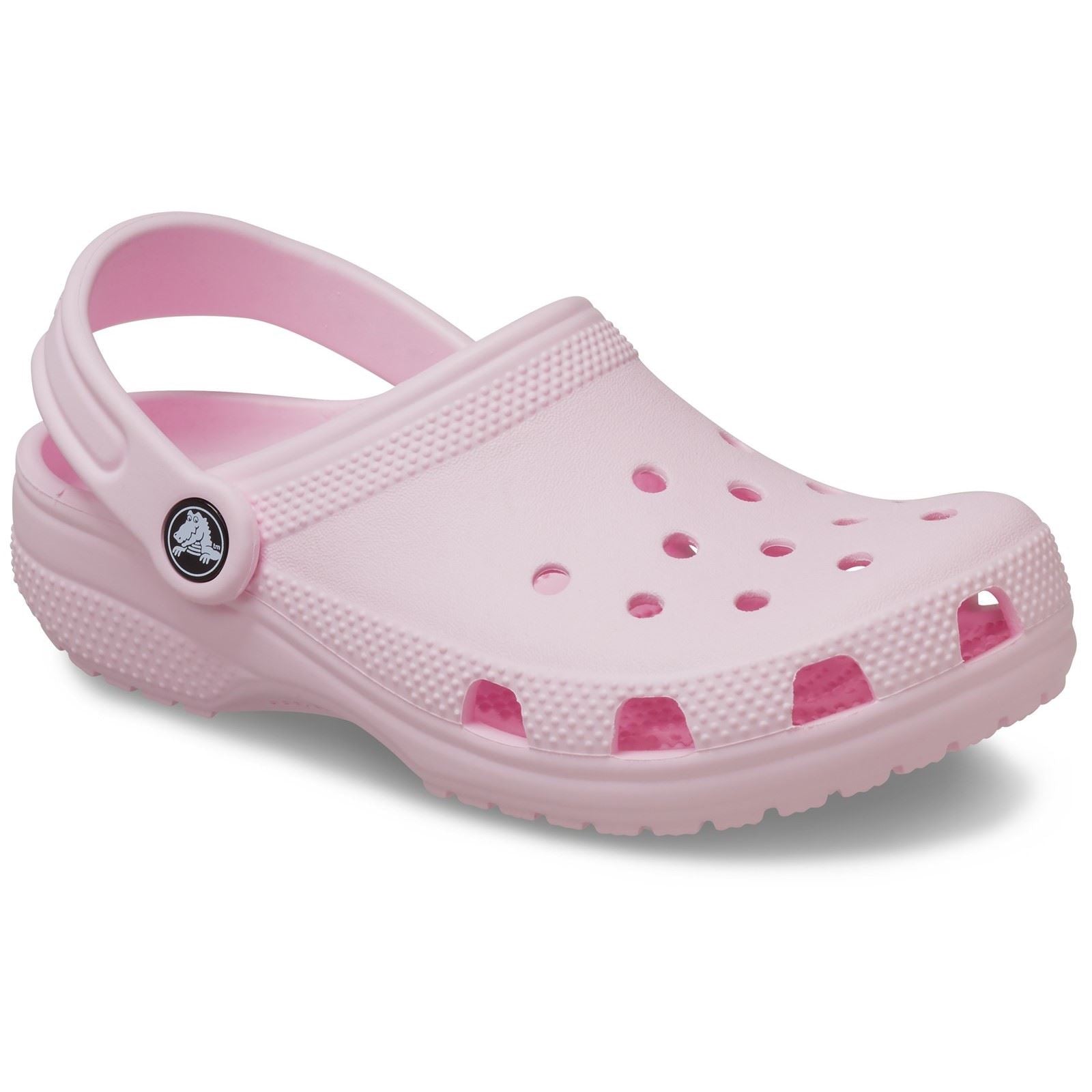 Crocs Kids' Classic Clog Synthetic Pink Milk Loafers