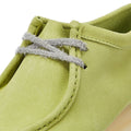 Clarks Originals Wallabee Pale Lime Suede Men's Lime Lace-Up Shoes