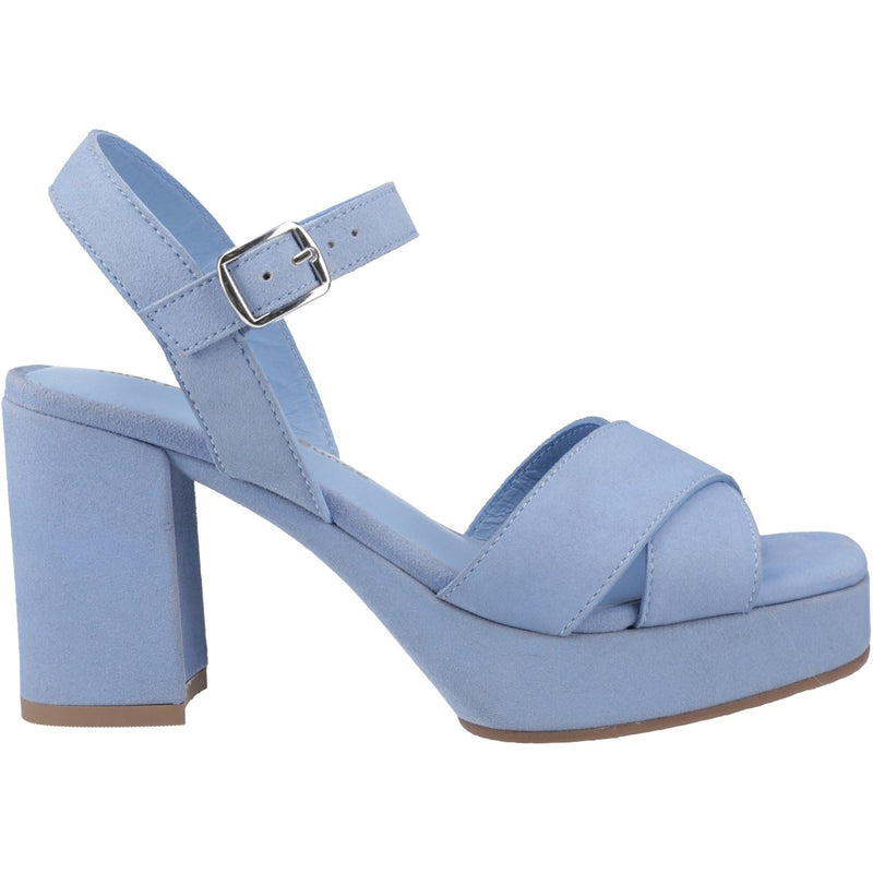 Hush Puppies Ophelia Suede Women's Blue Sandals