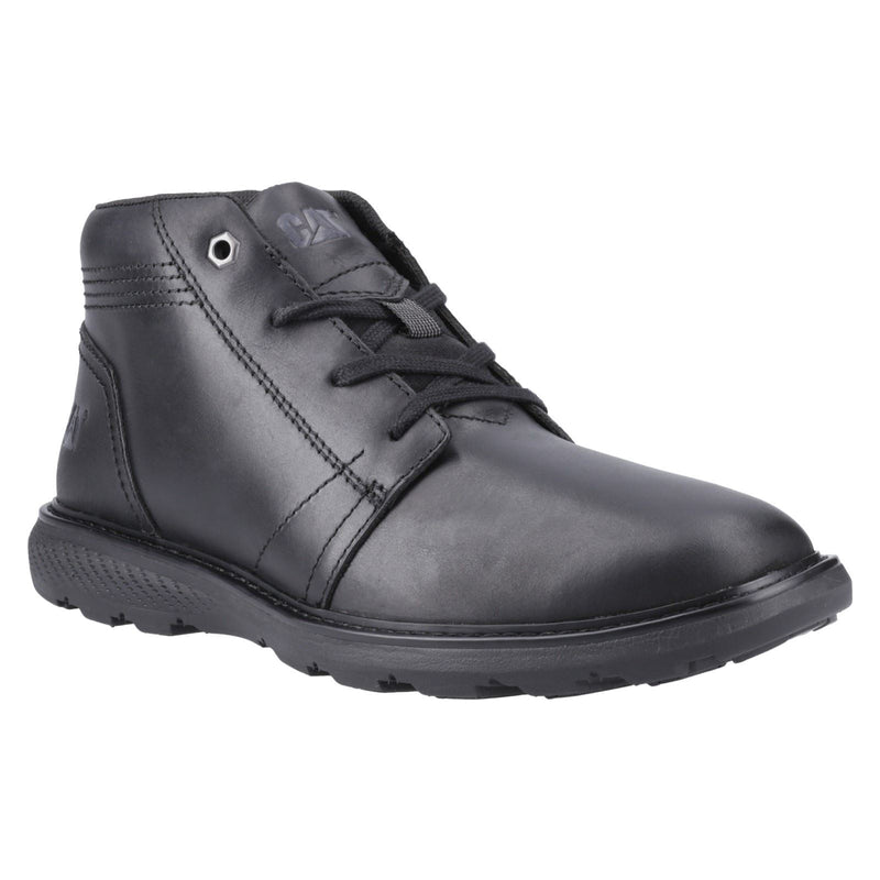 Caterpillar Trey 2.0 Leather Men's Black Ankle Boots