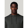 Castore Flex Full Zip Men's Grey Hooded Sweatshirt