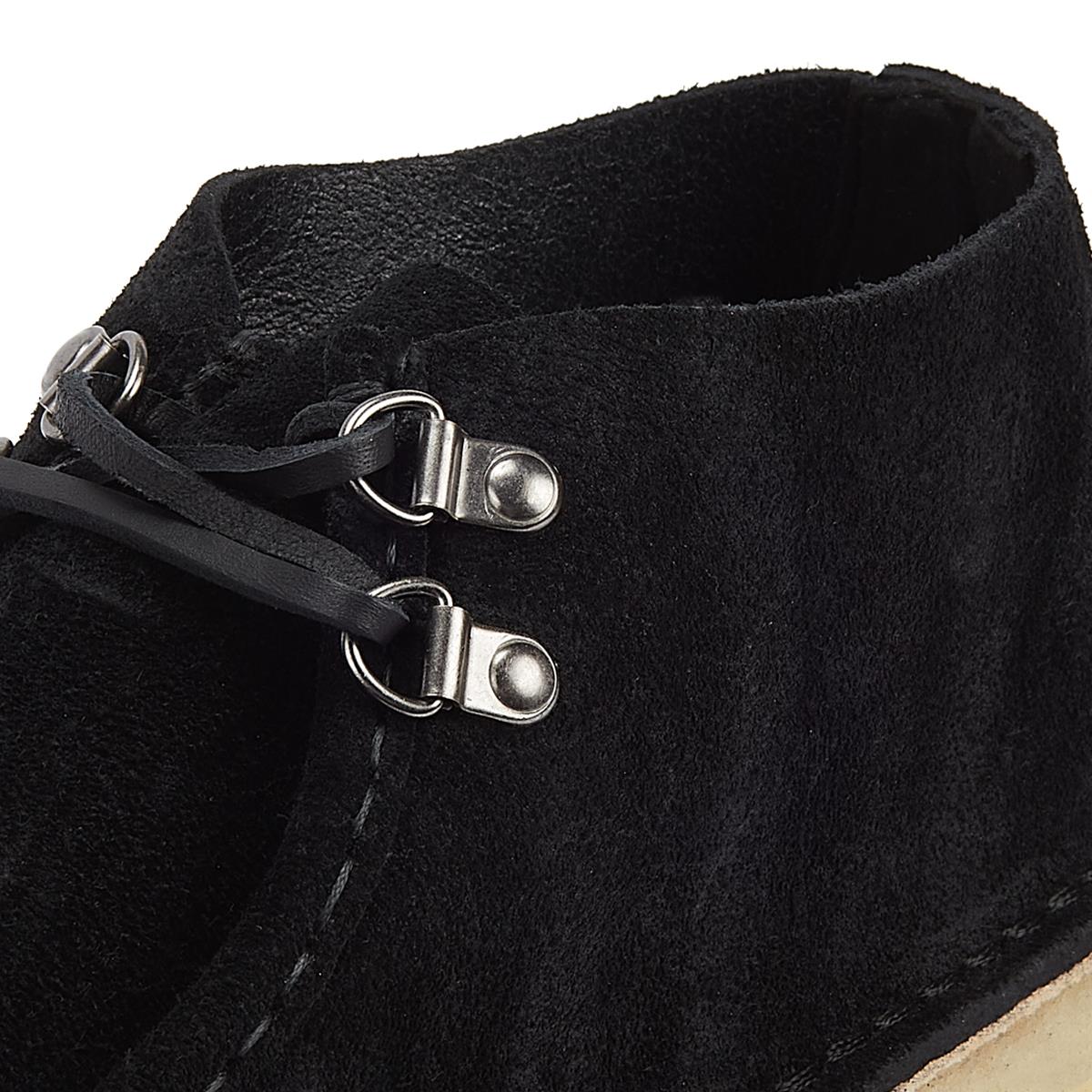 Clarks Originals Desert Nomad Suede Men's Black Boots