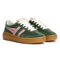 Gola Athena Suede Women's Evergreen/Candy/Jade Sneakers
