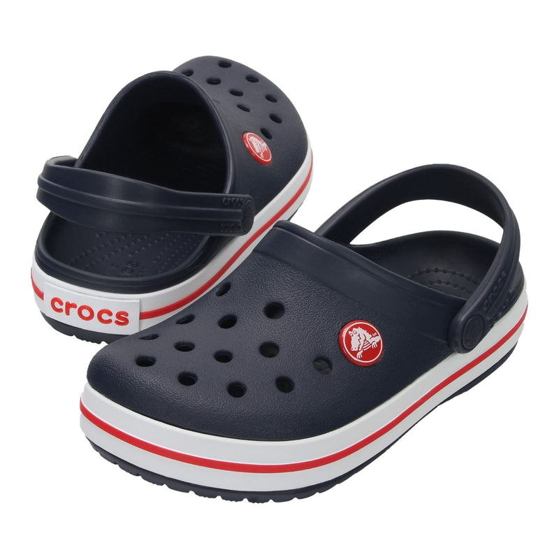 Crocs Crocband Synthetic Navy / Red Loafers