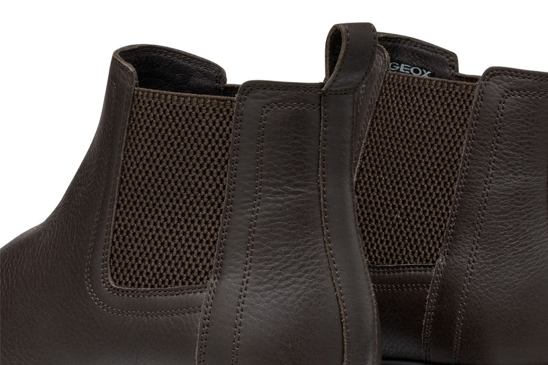 Geox Spherica EC1 C Tumble Leather Men's Coffee Boots