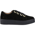 Hush Puppies Tamsin Suede Women's Black Sneakers