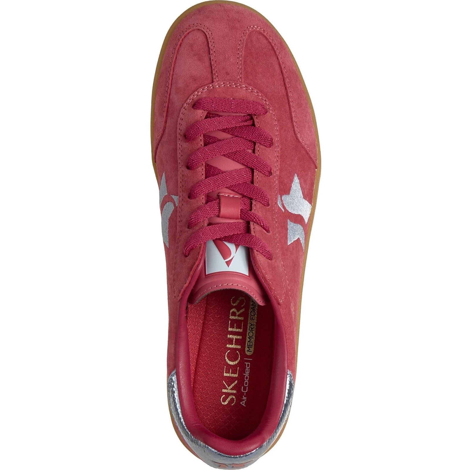 Skechers Academy Hi Elevated Essence Leather Women's Red/Blue Sneakers