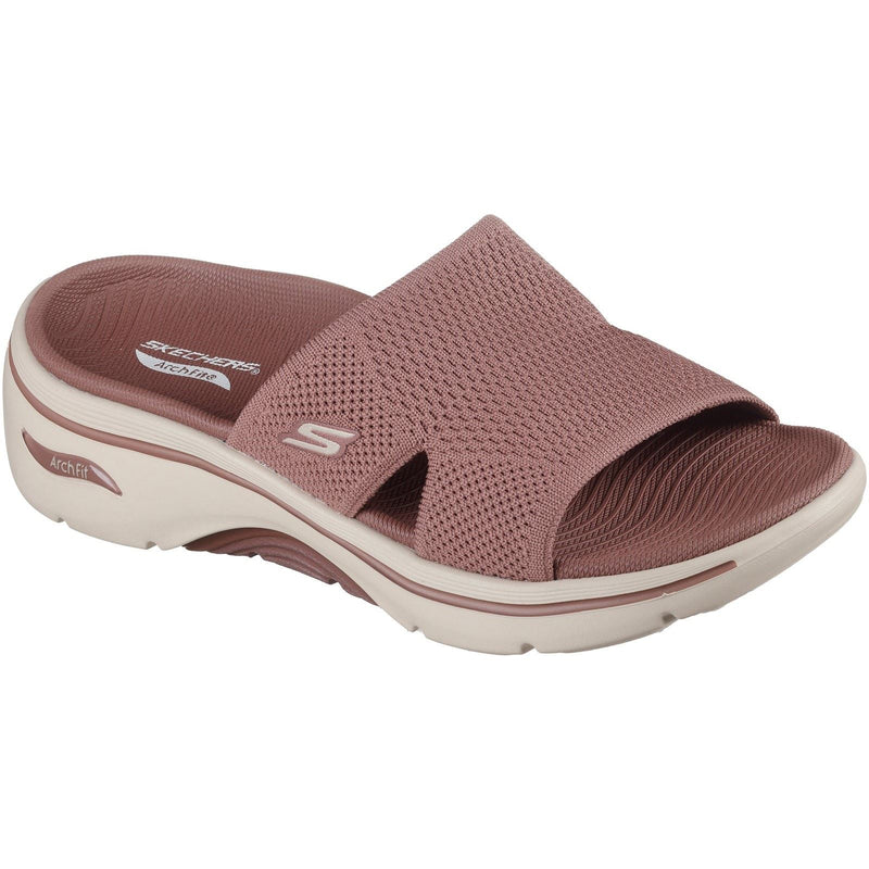 Skechers Go Walk Arch Fit 2.0 Textile Women's Brown Sandals