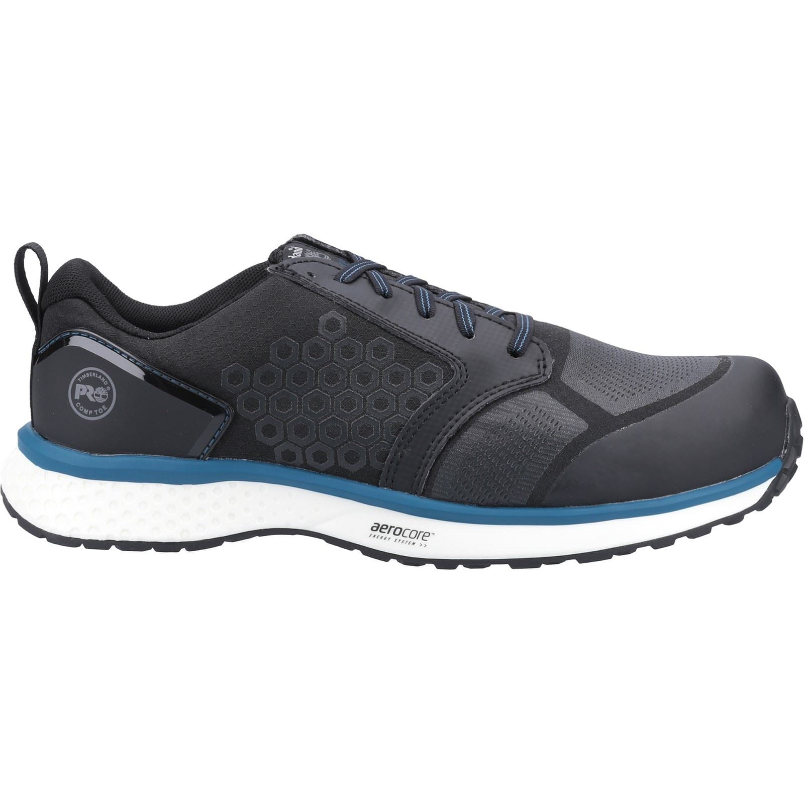 Timberland Pro Reaxion Synthetic Black/Blue Safety Sneakers