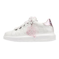 Karl Lagerfeld Kapri NFT Plexi Pendant Leather Women's White/Lilac Sneakers