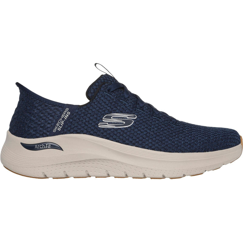 Skechers Arch Fit 2.0 Look Ahead Textile Men's Navy Trainers