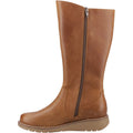 Hush Puppies Luna Leather Women's Tan Boots