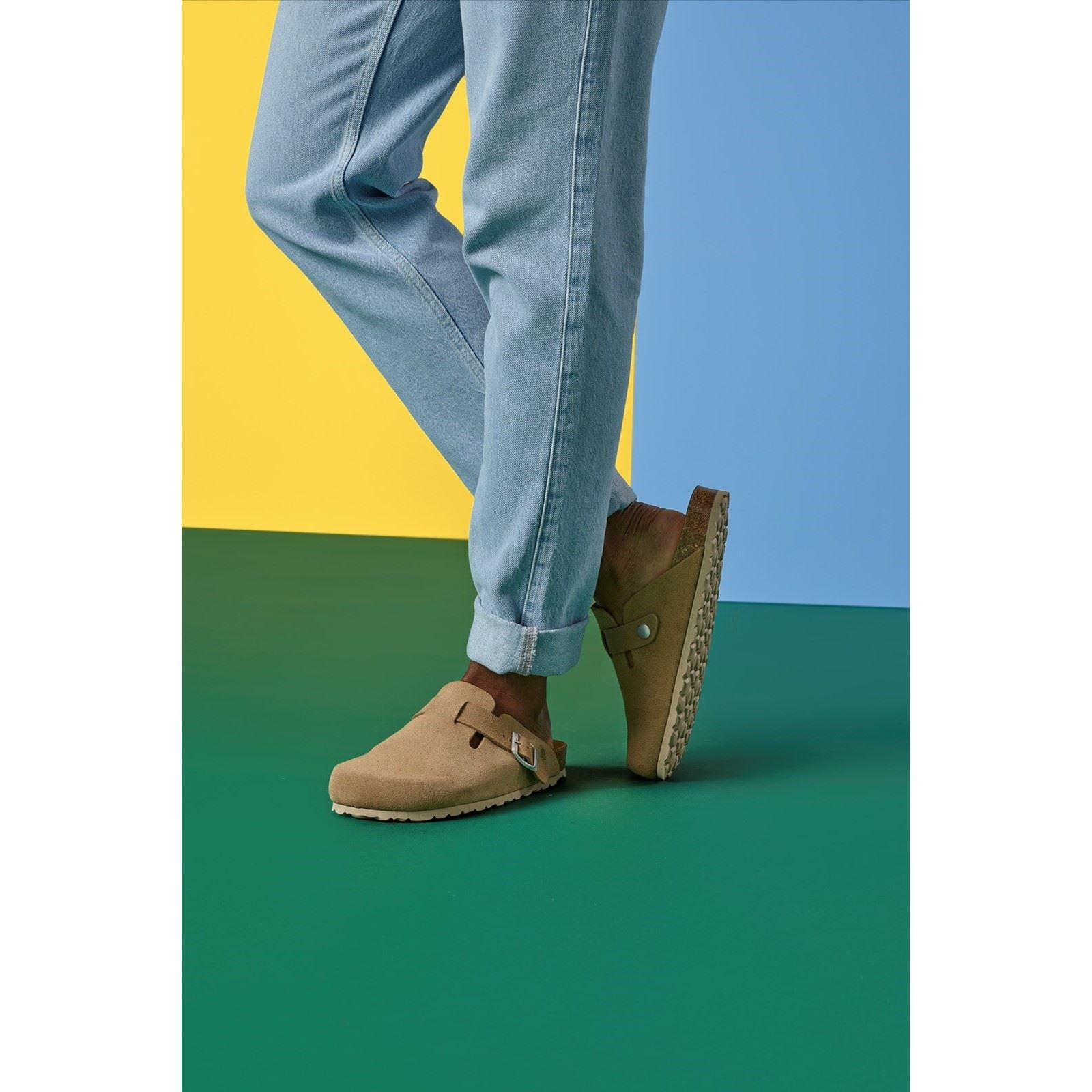 Hush Puppies Bailey Suede Women's Taupe Clogs