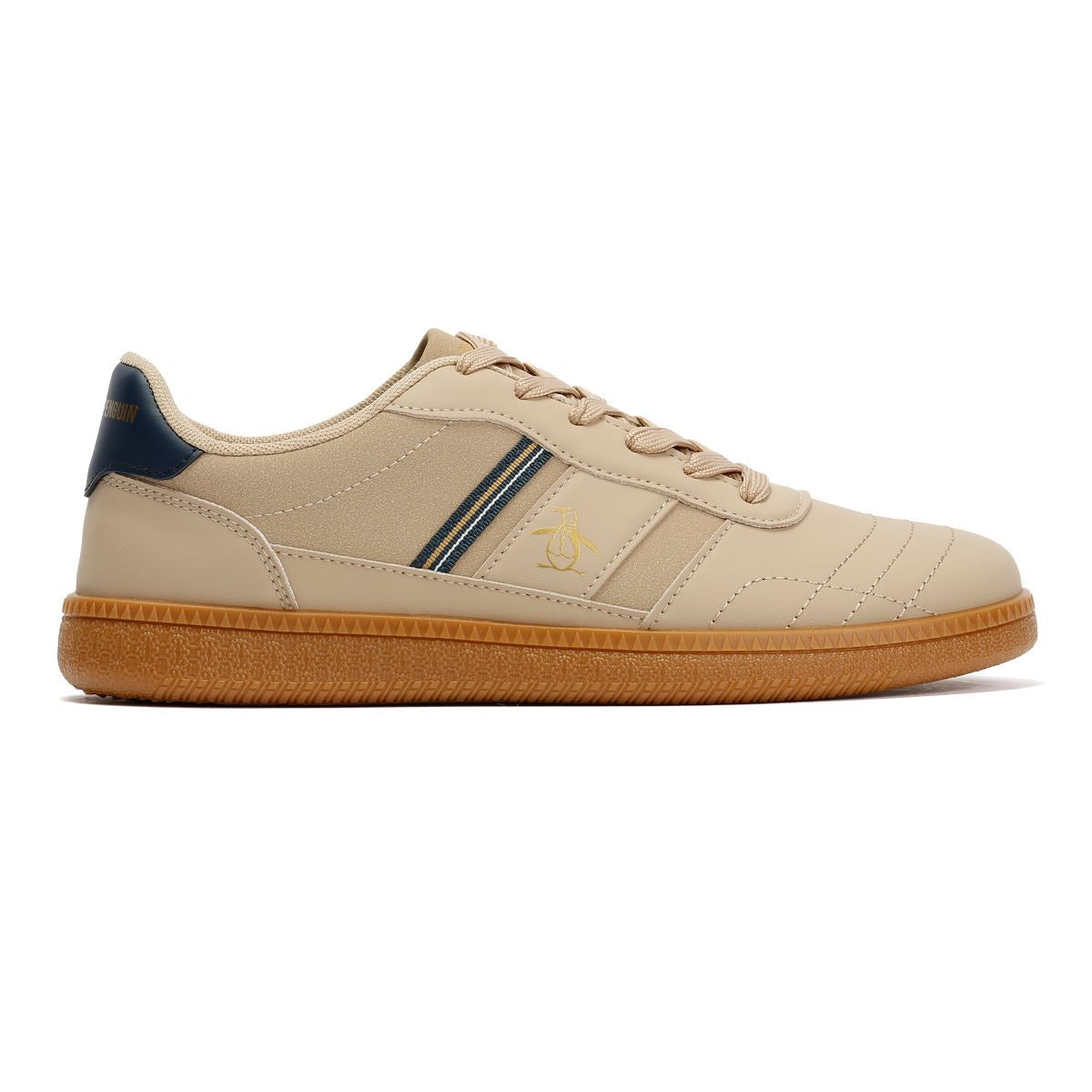 Penguin Striker Men's Beige/Navy Sneakers