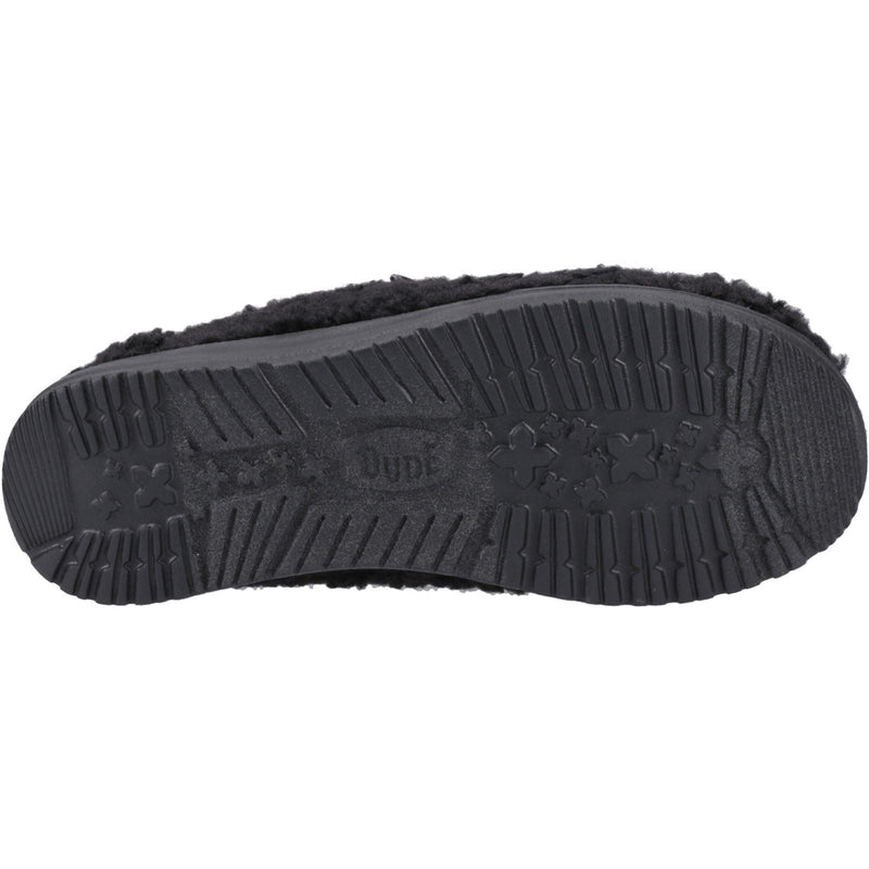 HEYDUDE Wendy Synthetic Women's Black Mules