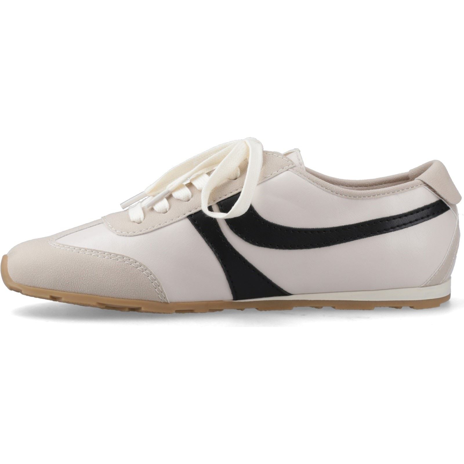 Rocket Dog Destin PU Combo Polyurethane Women's Off White/Black Sneakers