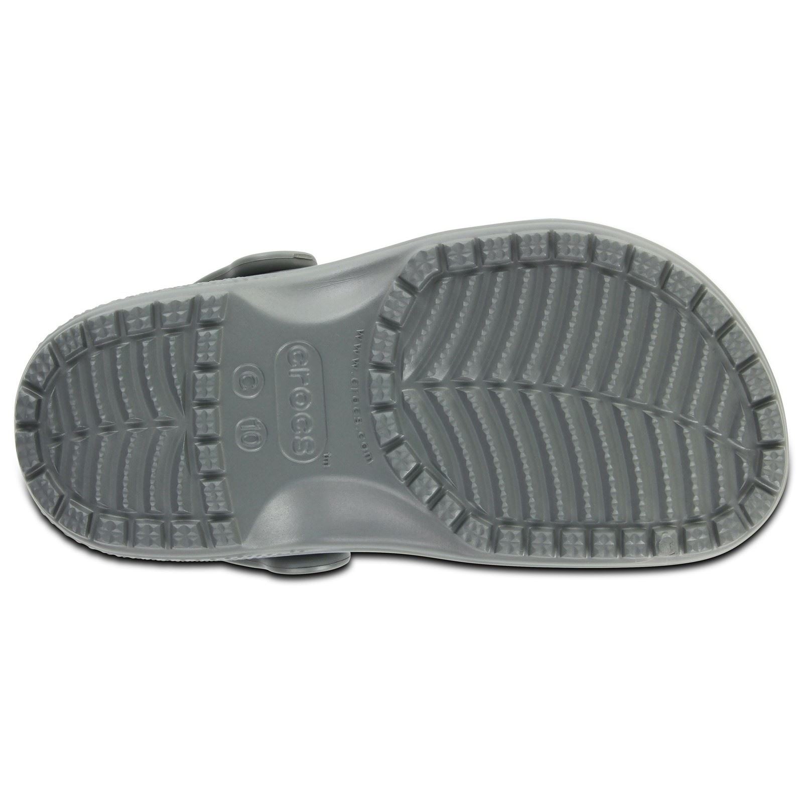 Crocs Toddler Classic Croslite Rubber Slate Grey Loafers