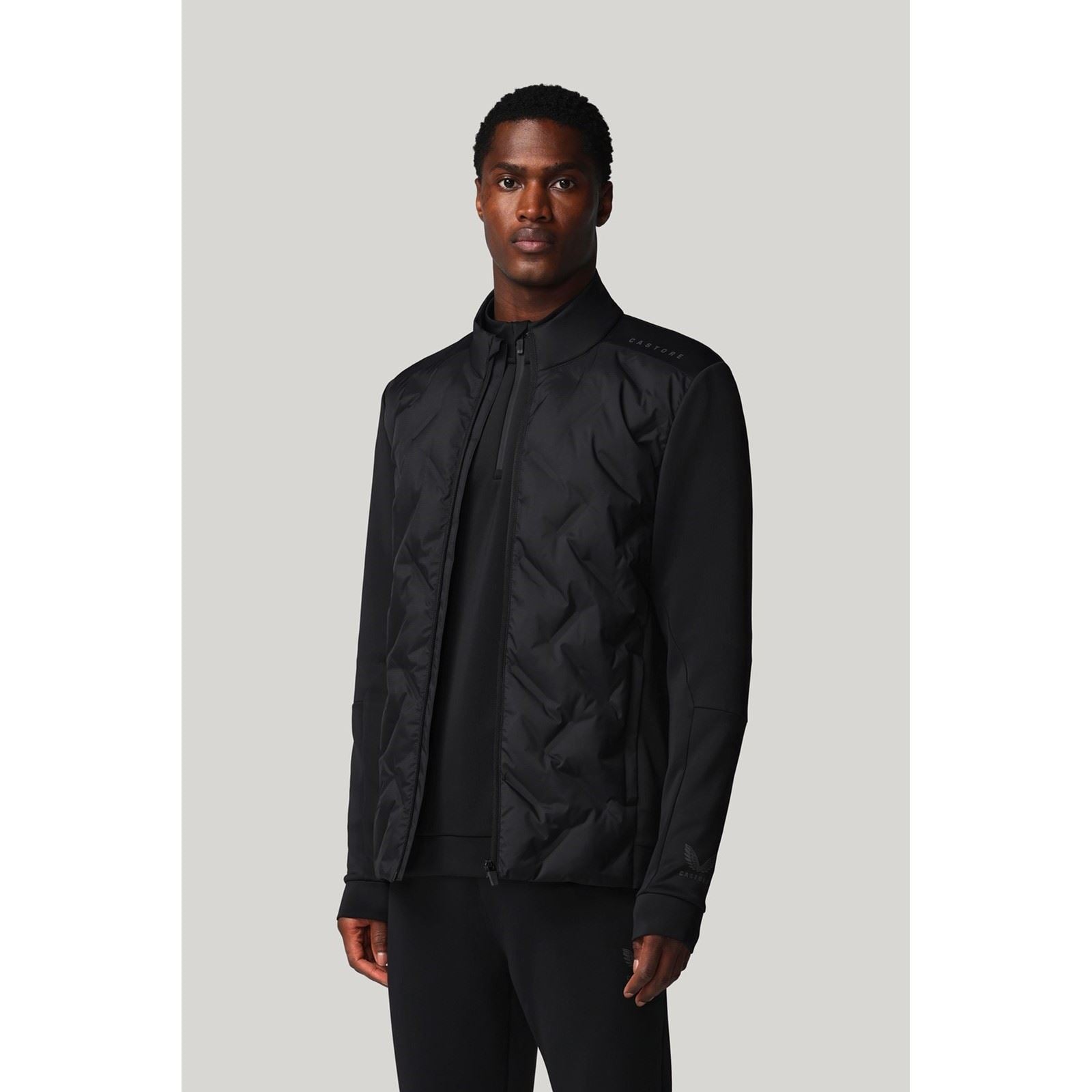Castore Hybrid Jacket Men's Black Activewear Jackets