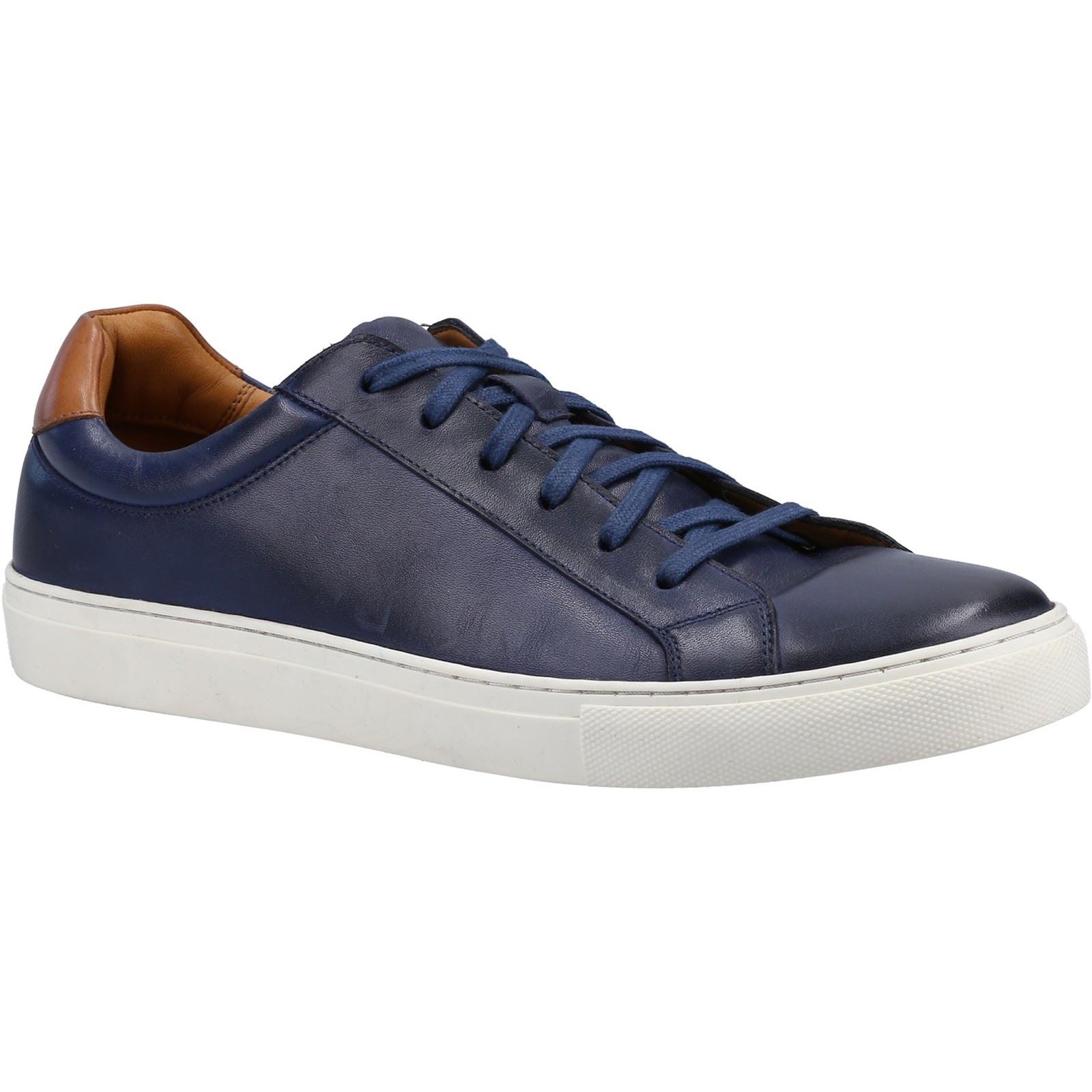 Hush Puppies Colton Leather Men's Navy Sneakers