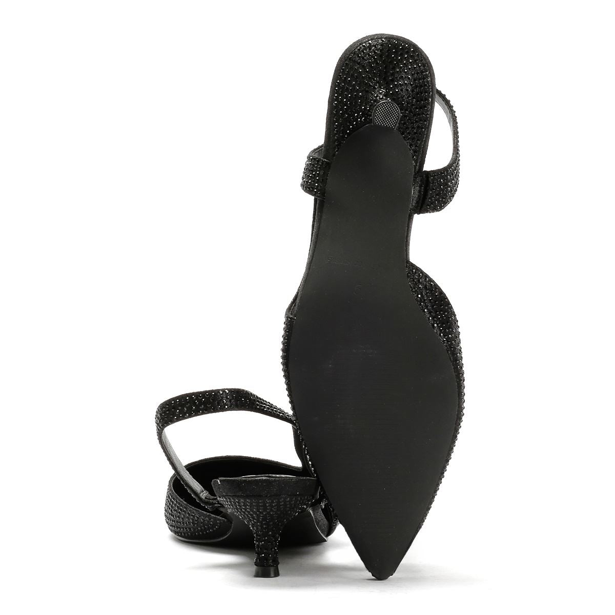 French Connection Venus Women's Black Kitten Heels