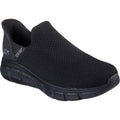 Skechers BOBS Sport B Flex Resilient Textile Men's Black Trainers