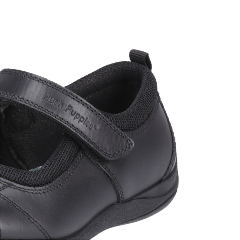 Hush Puppies Clara Junior Leather Girls's Black Shoes