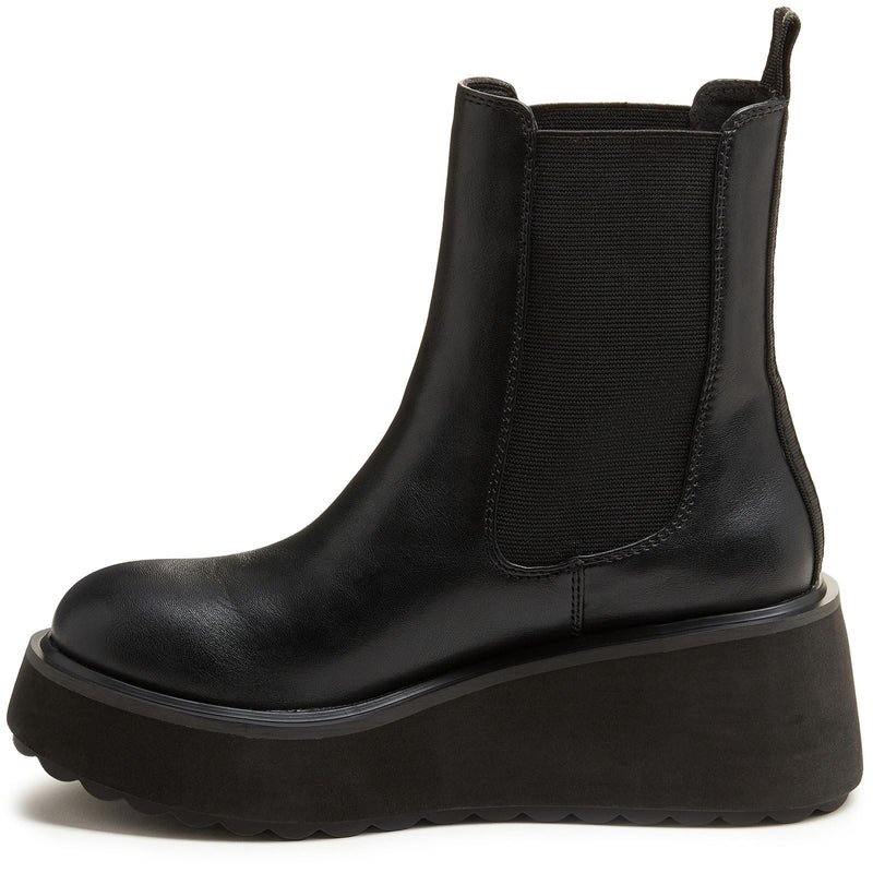 Rocket Dog Heyday Polyurethane Women's Black Flat Chelsea Boots