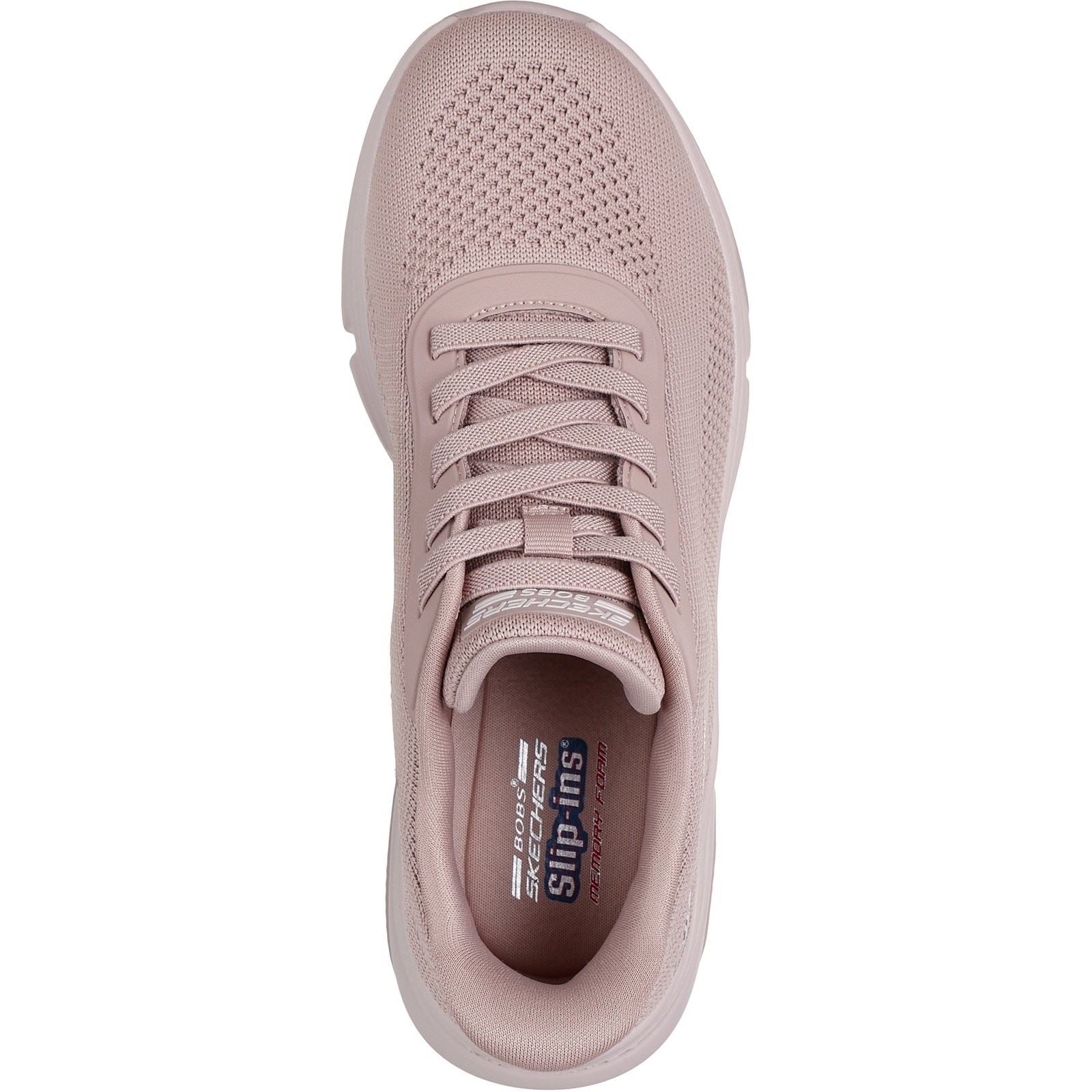 Skechers BOBS Sparrow Flex Too You Textile Women's Blush Sneakers