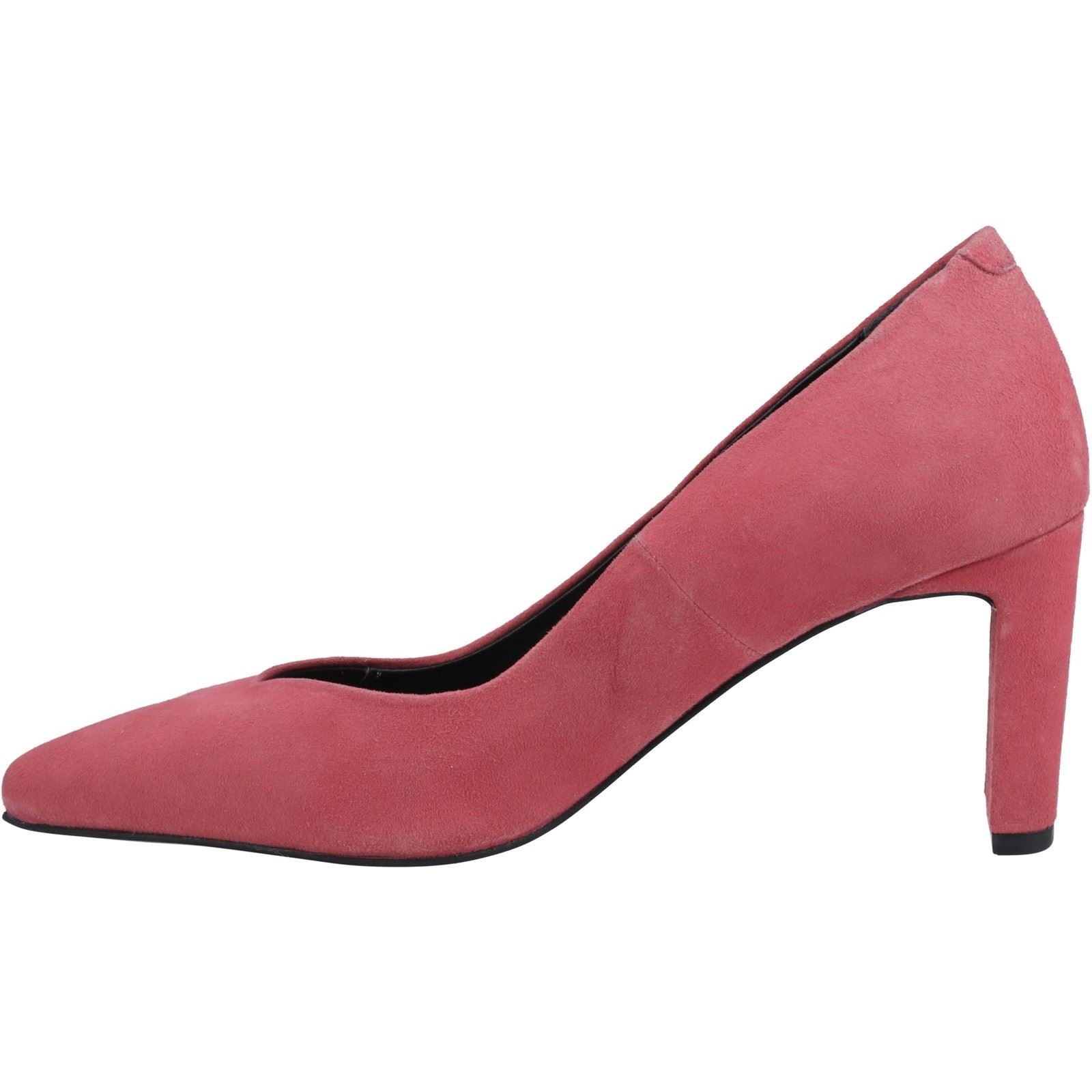 Hush Puppies Olivia Suede Women's Coral Heels