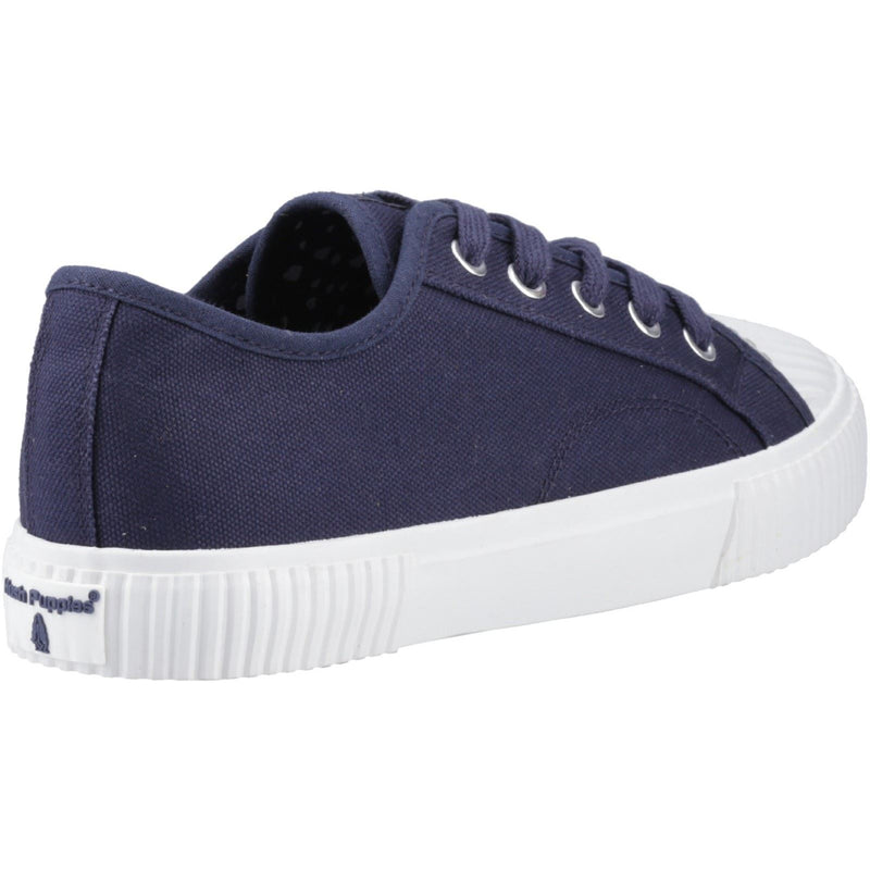 Hush Puppies Freya Canvas Textile Women's Navy Trainers