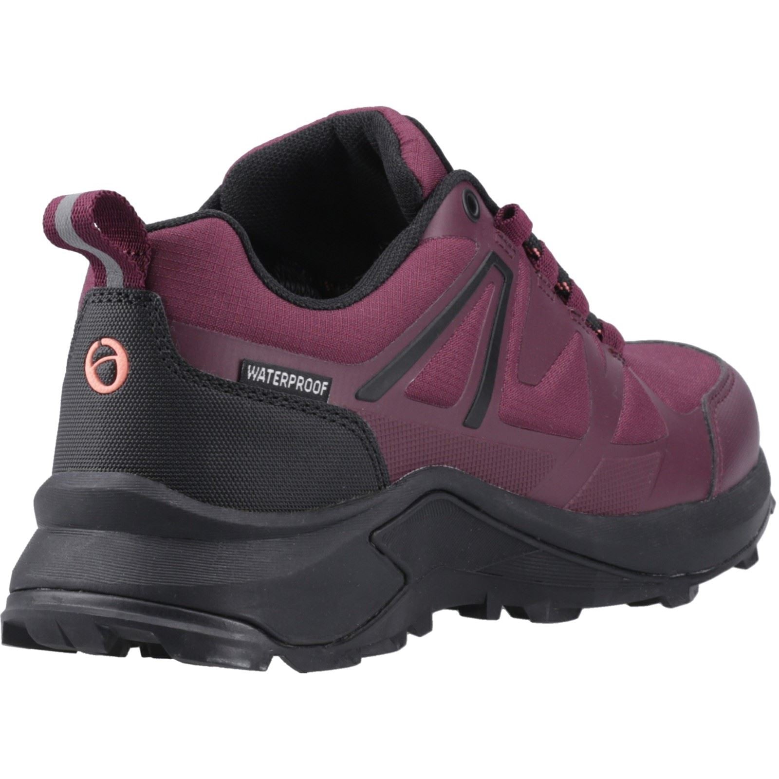 Cotswold Horton Low Textile Women's Burgundy Hiking Shoes