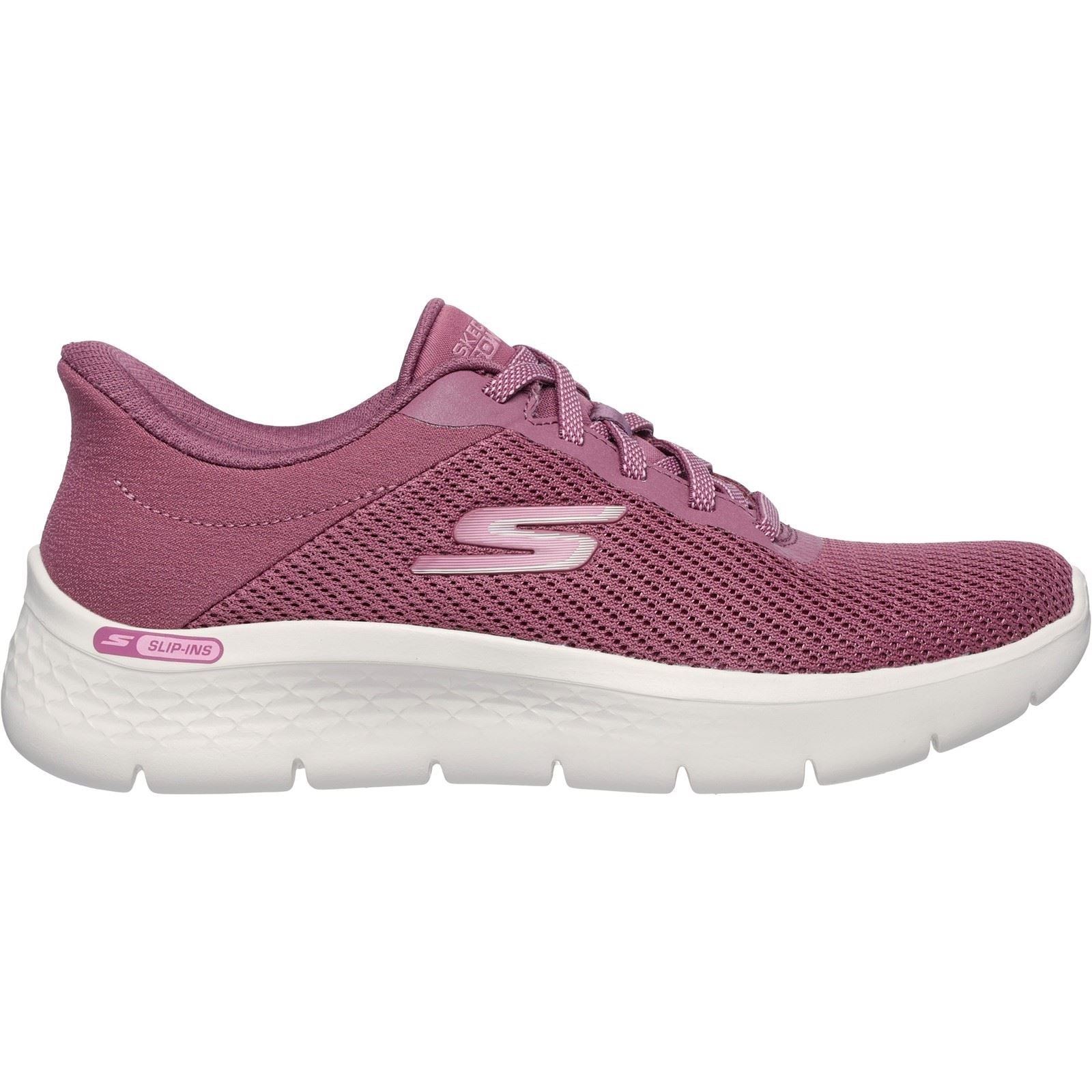 Skechers Go Walk Flex Textile Women's Burgundy Sneakers