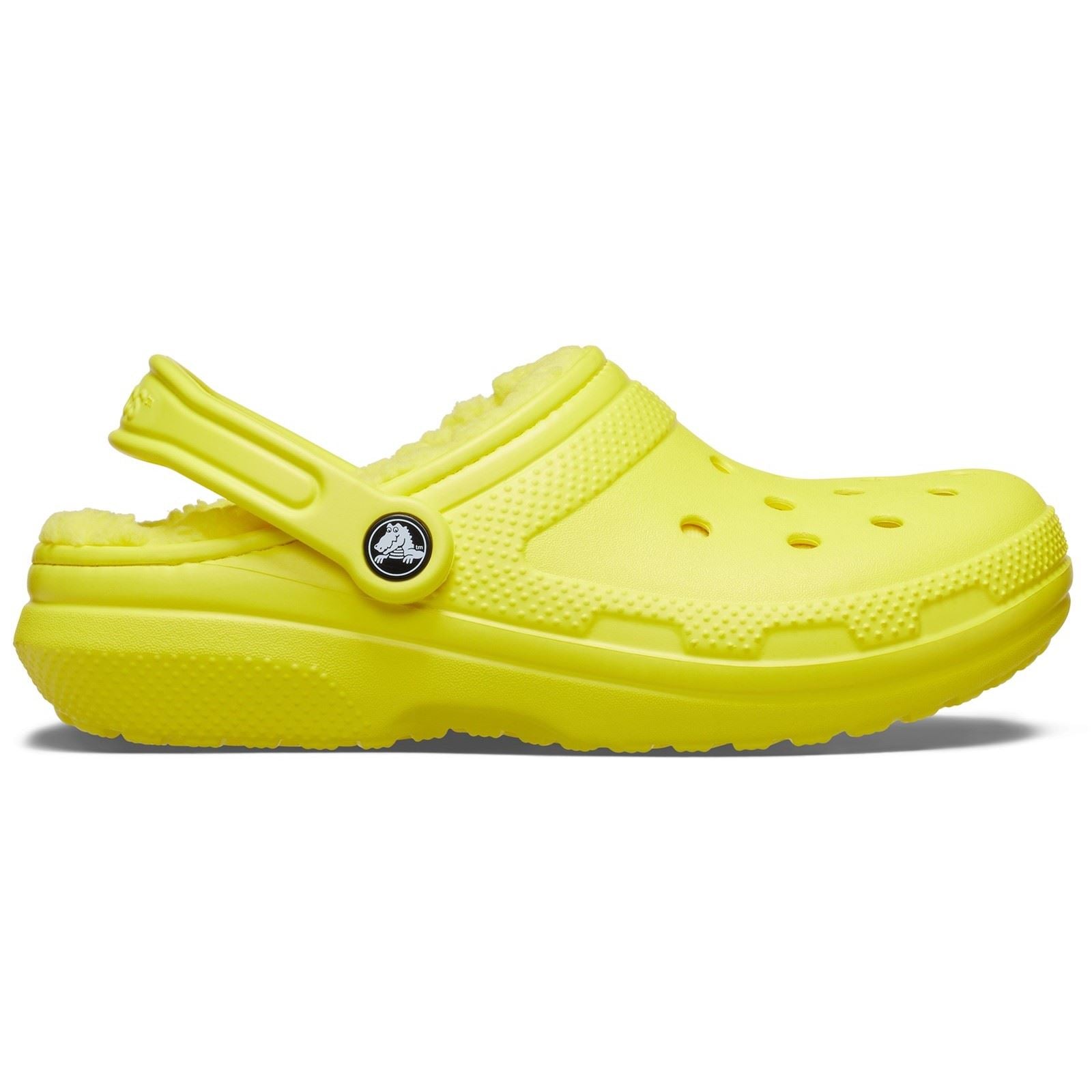 Crocs Classic Lined Clog Synthetic Cyber Yellow Clogs