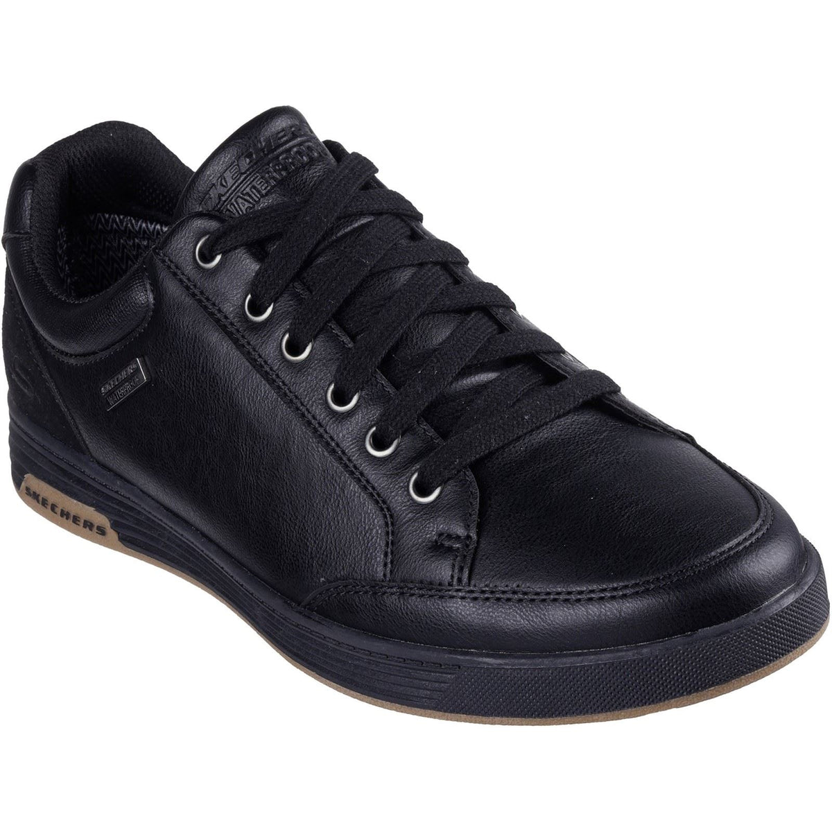 Skechers Cavell Sparkman Polyurethane Men's BLACK Lace-Up Shoes
