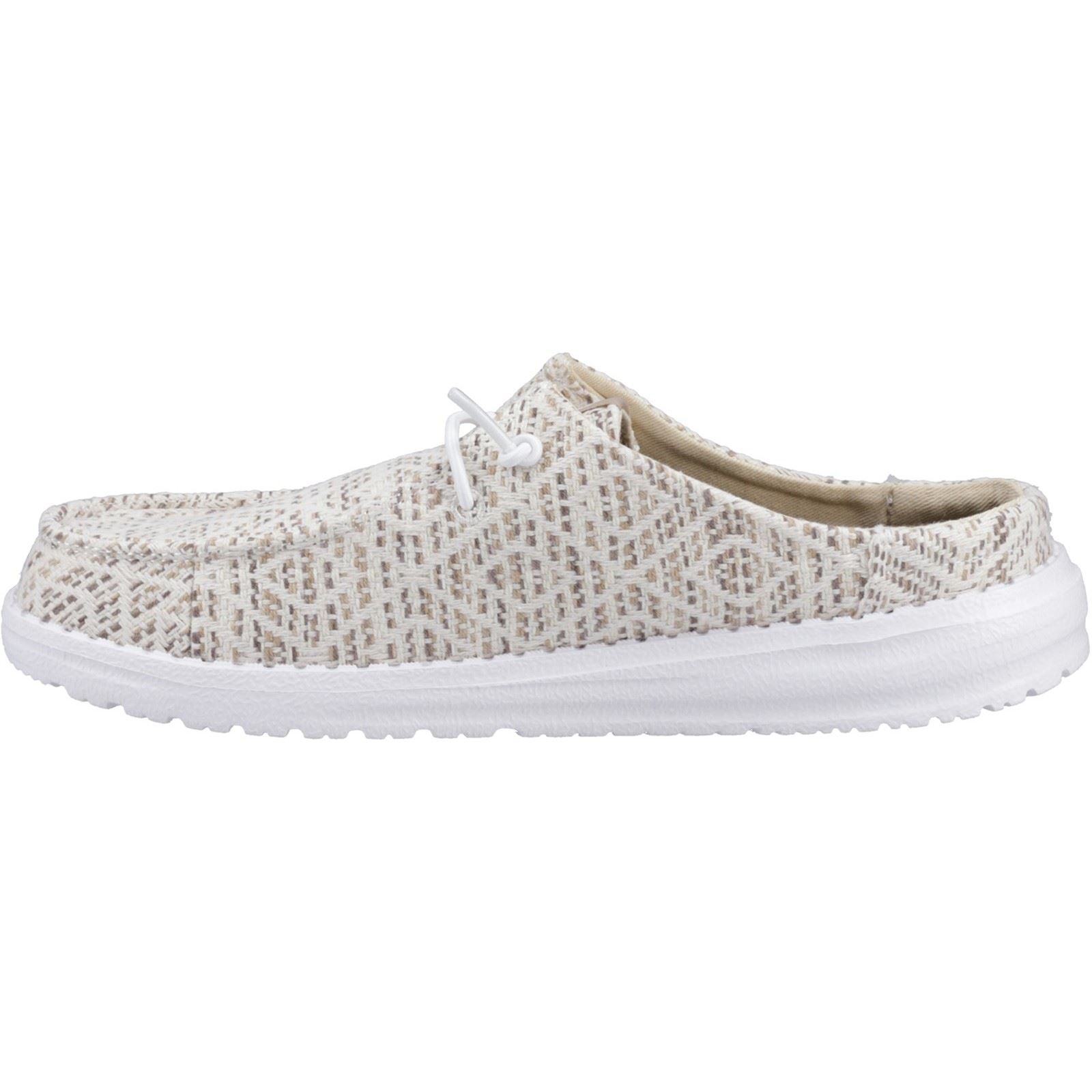 HEYDUDE Wendy Slip Surf Baja Synthetic Blend Women's Tan/Multi Mules