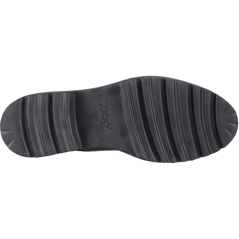 Pod Kortney Leather Women's Black Brogues Shoes