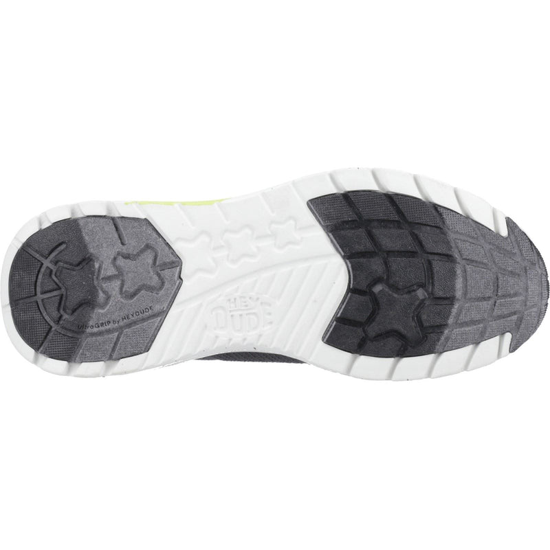 HEYDUDE Sirocco Sport Mode Nylon Men's Heather Grey/Charcoal Sneakers
