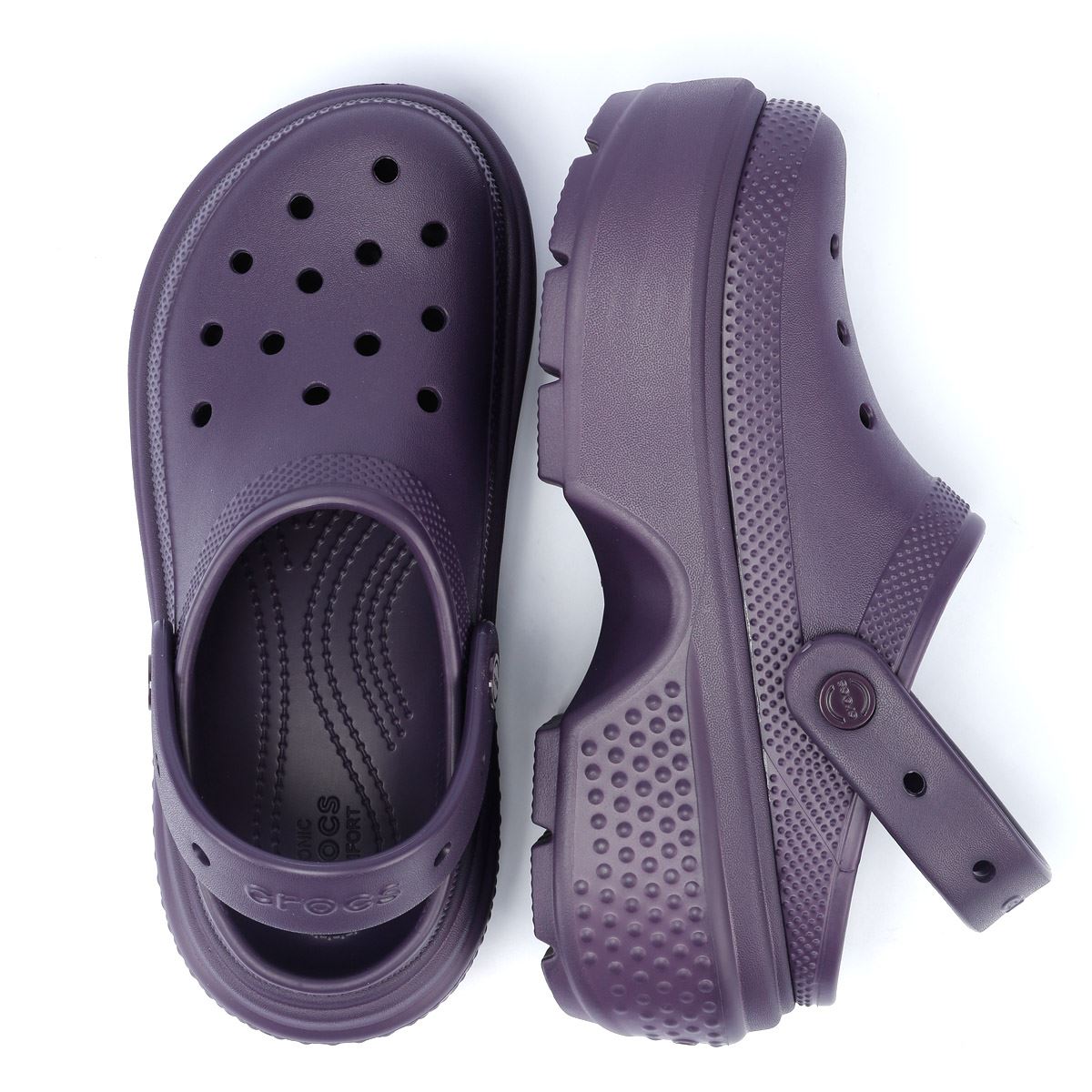 Fashion crocs with smooth insole