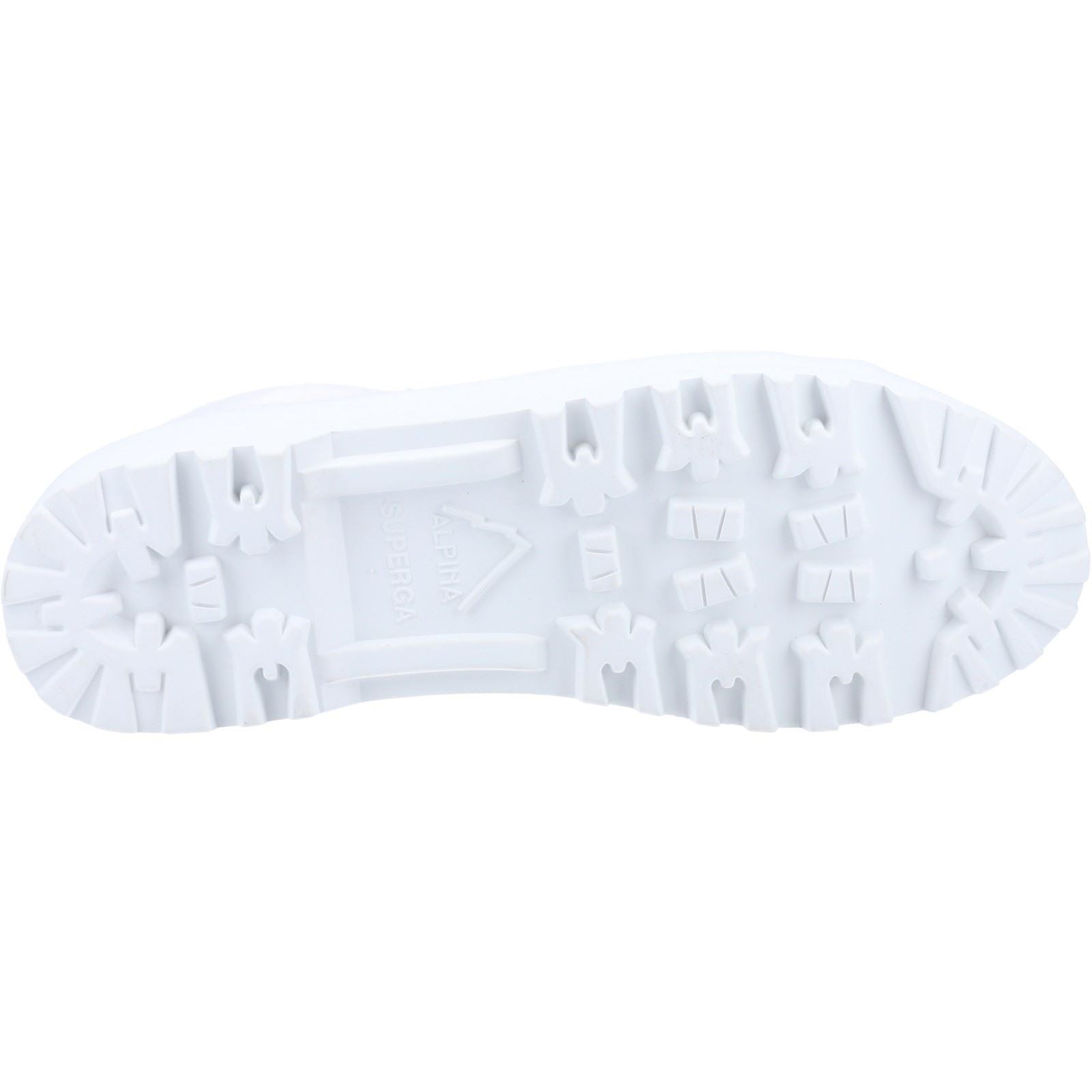Superga 2341 Alpina Resin Eyelets 100% Cotton Women's White Boots
