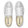 Superga 2750 Lamew Polyester Women's Grey Silver Sneakers