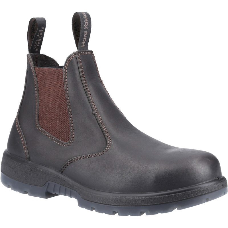 Hard Yakka Outback Leather Brown Safety Boots