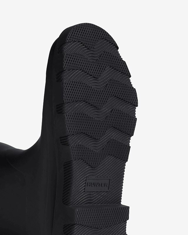 Hunter Downpour Tall Rubber Women's Black Wellington Boots