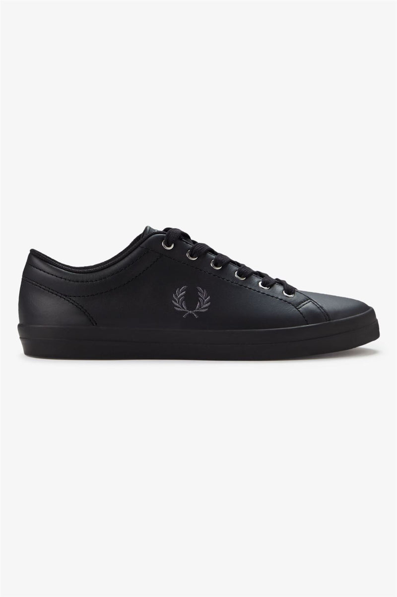 Fred Perry Baseline Leather Men's Black Sneakers