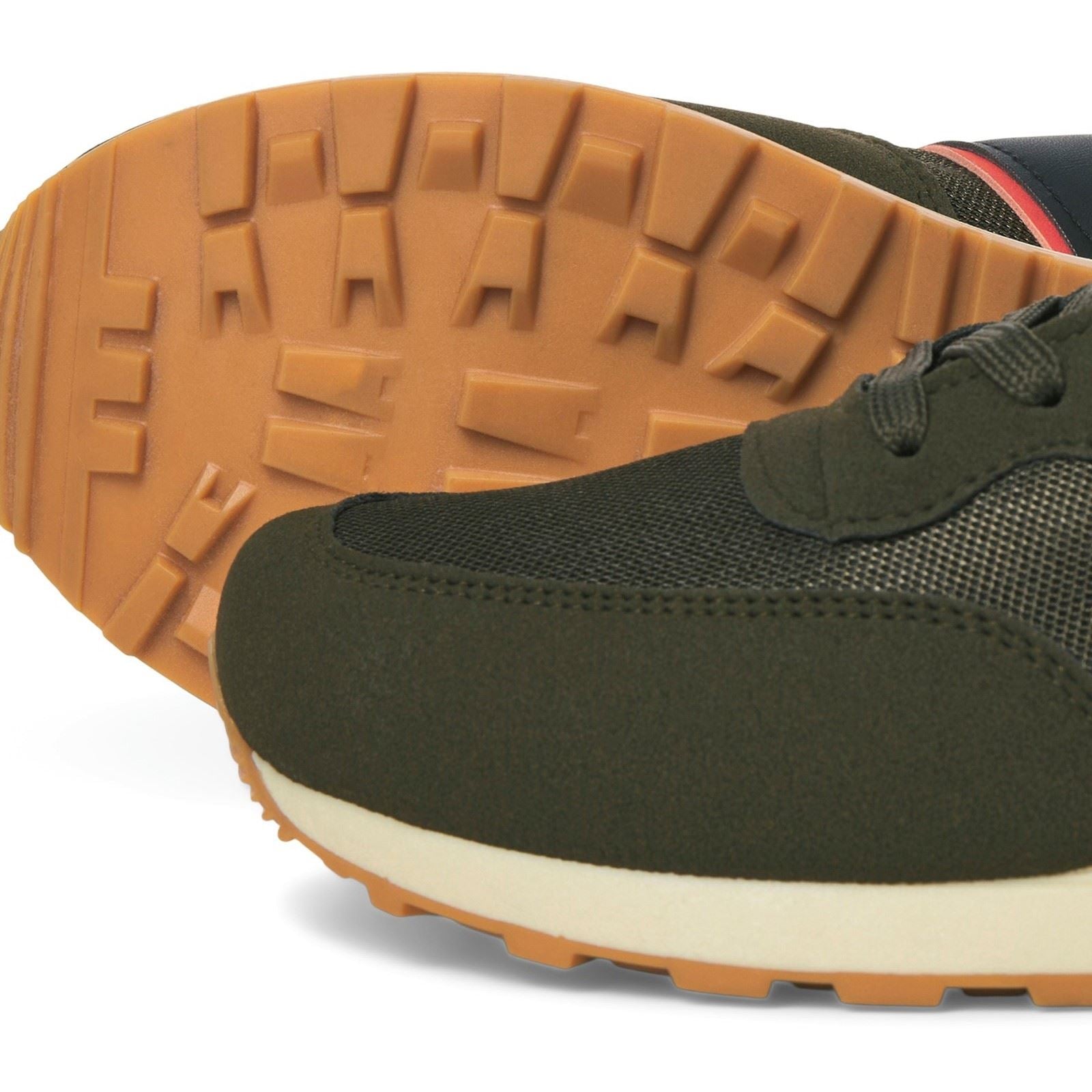 Jack & Jones Spirit Runner Synthetic Men's Olive Night Sneakers