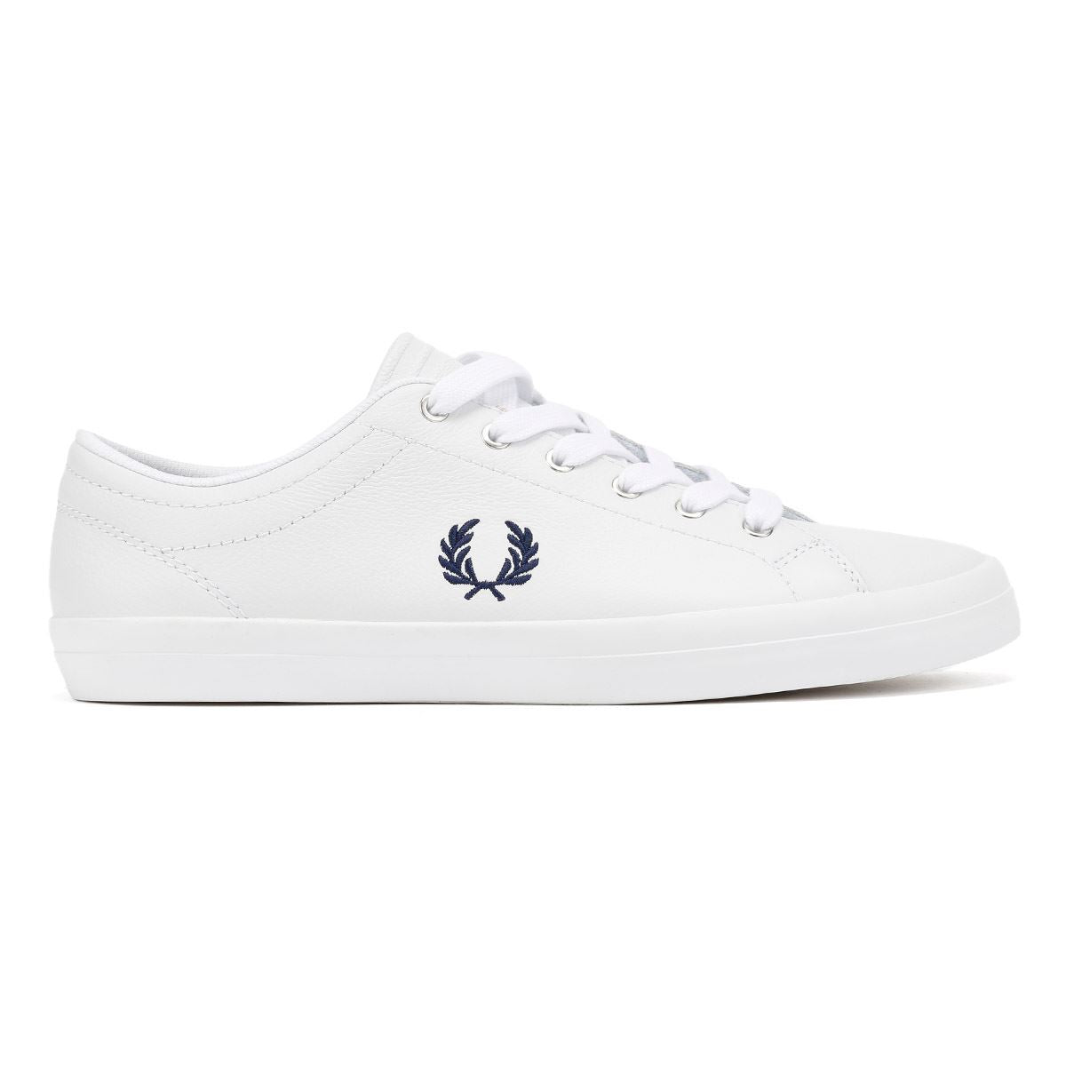 Fred Perry Baseline Leather Men's White/Navy Sneakers