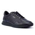 Boss Zayn Low Leather Men's Black/Gold Sneakers