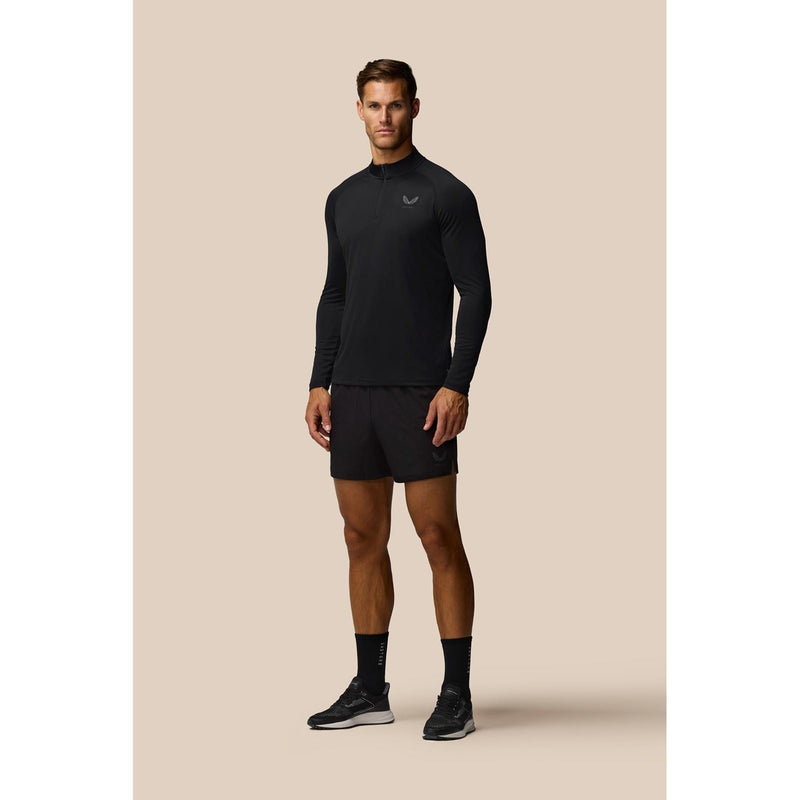 Castore Adapt Training 1/4 Zip Top Polyester Men's Black Activewear T-Shirts