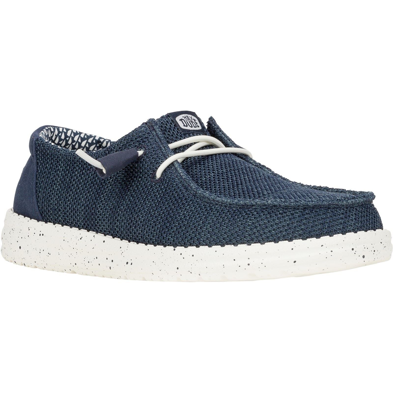 HEYDUDE Wendy Stretch Mesh Synthetic Women's Navy Loafers