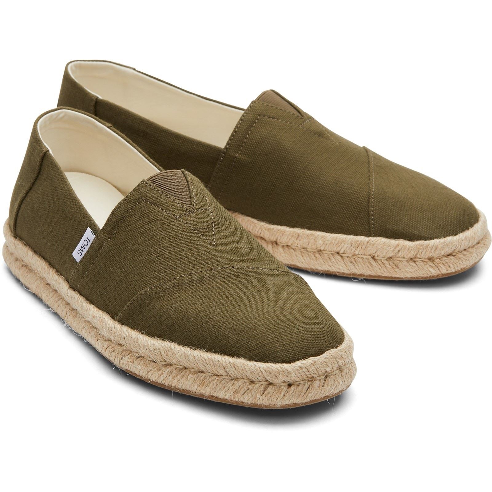 TOMS Alpargata Rope 2.0 Cotton Women's Olive Shoes